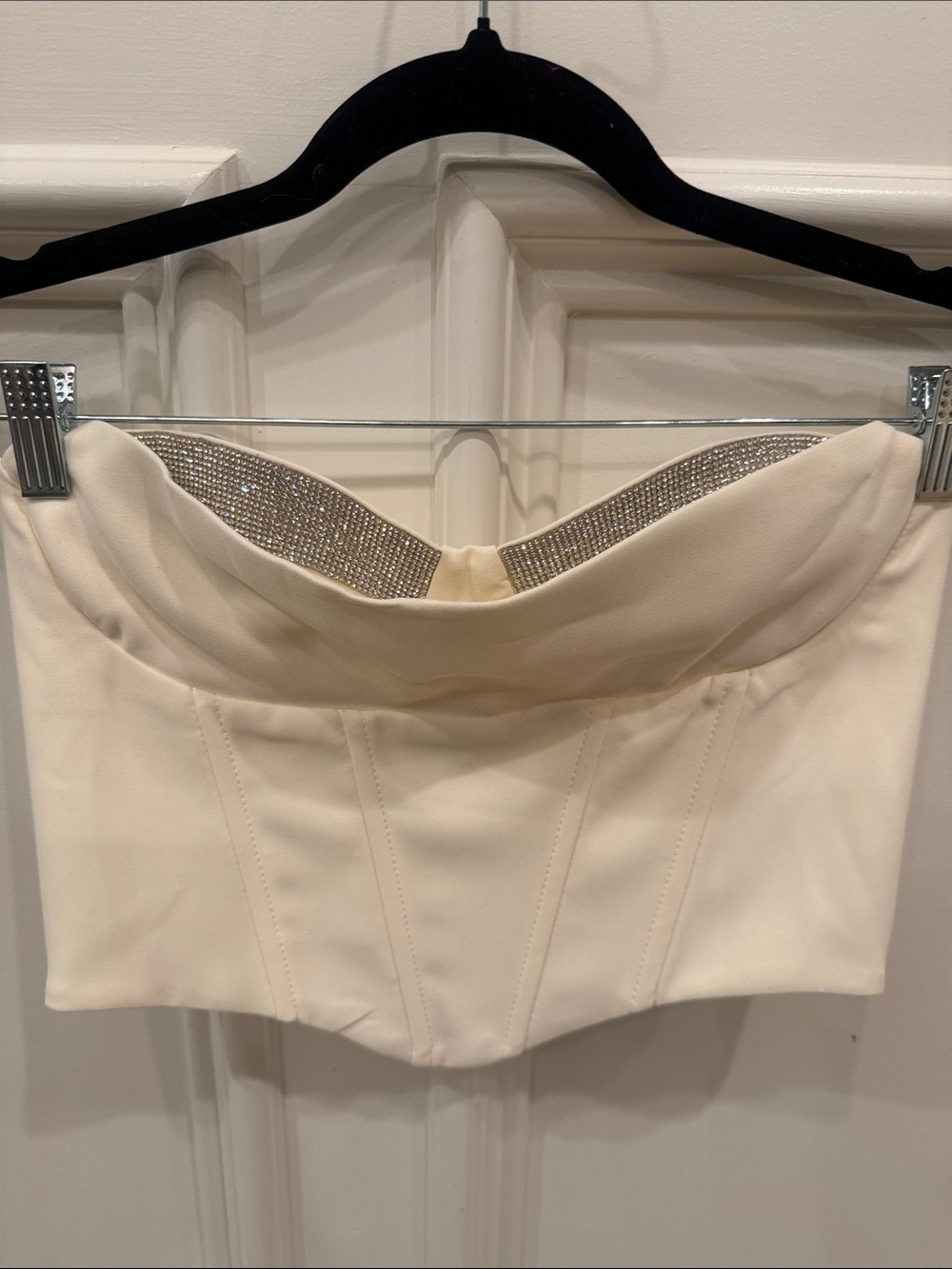 Astr the label- white pant and corset top set